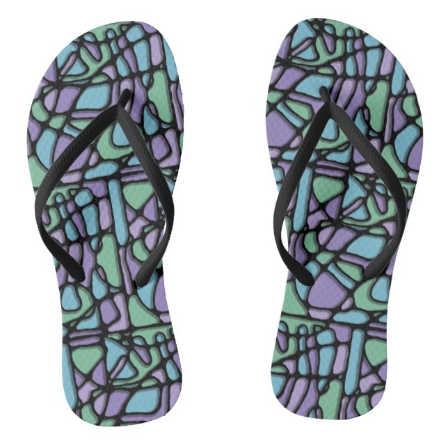 Neuroart Stained Glass Jandals (Footbed)