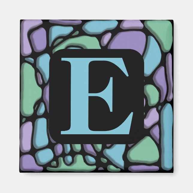 Neuroart Stained Glass Magnet (Front)