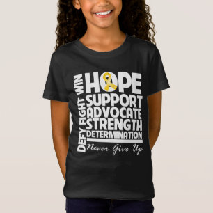 Neuroblastoma Cancer Hope Support Strength T-Shirt