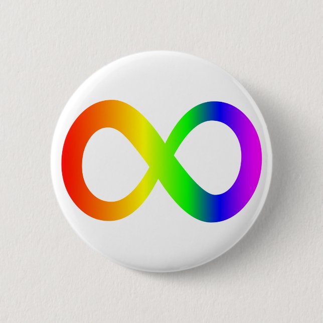 Neurodivergent 6 Cm Round Badge (Front)