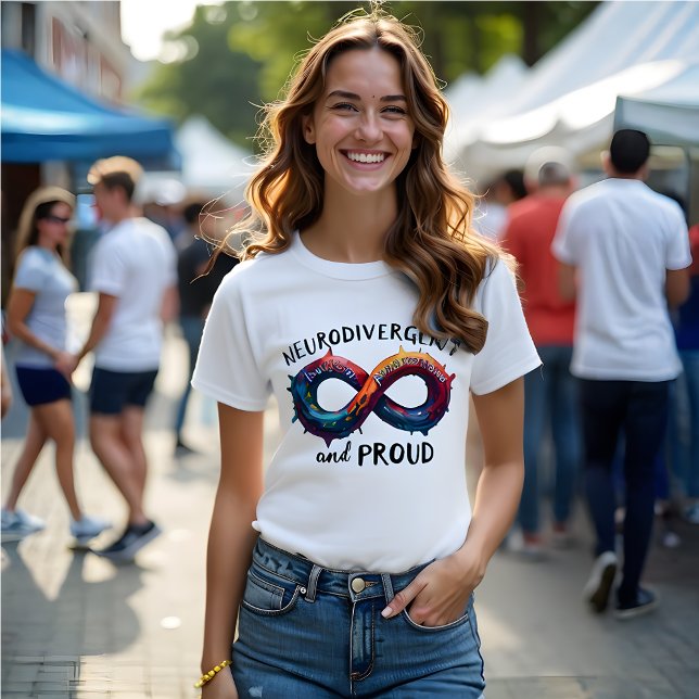Neurodivergent and proud Autism Awareness T-Shirt (Autism Awareness T-Shirt )