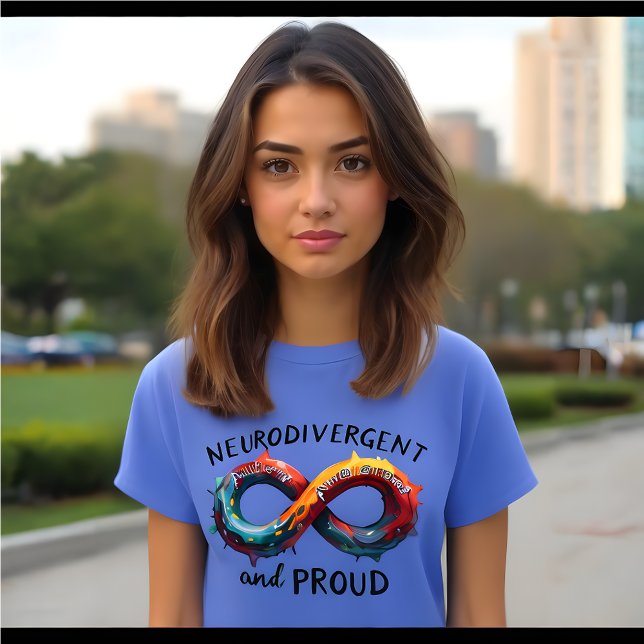 Neurodivergent and proud Autism Awareness T-Shirt (Blue Autism Awareness T-Shirt )