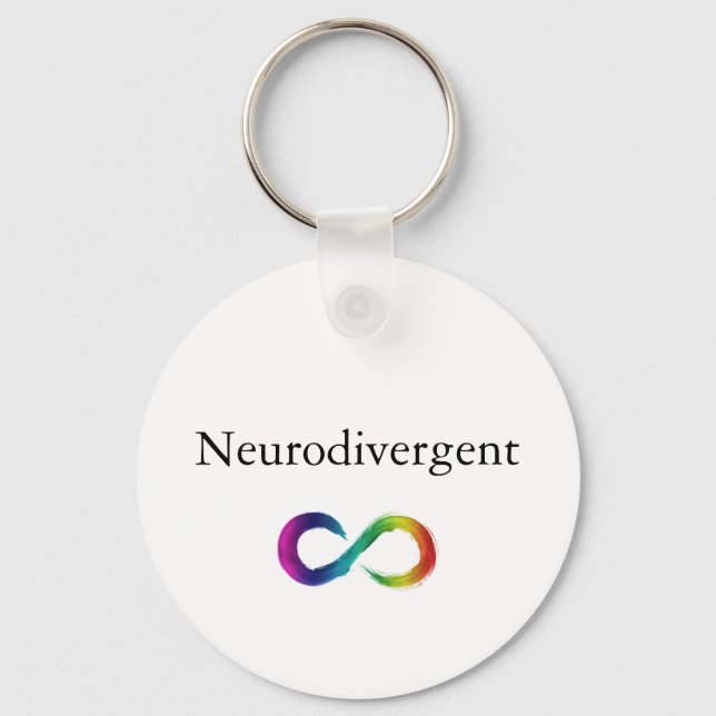 Neurodivergent Keychain (Front)