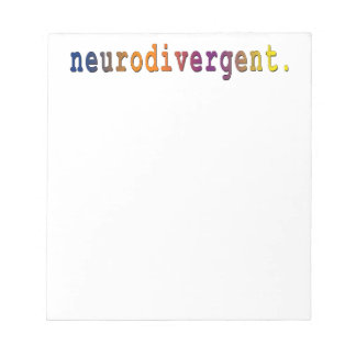 neurodivergent. notepad