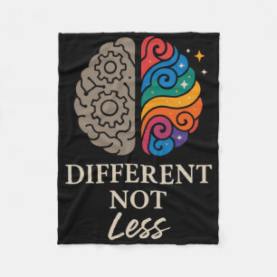 Neurodivergent Pride Adhd Autism Acceptance Other Fleece Blanket