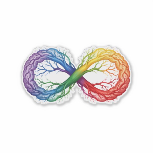 Neurodivergent Pride Rainbow Infinity ADHD (Front)
