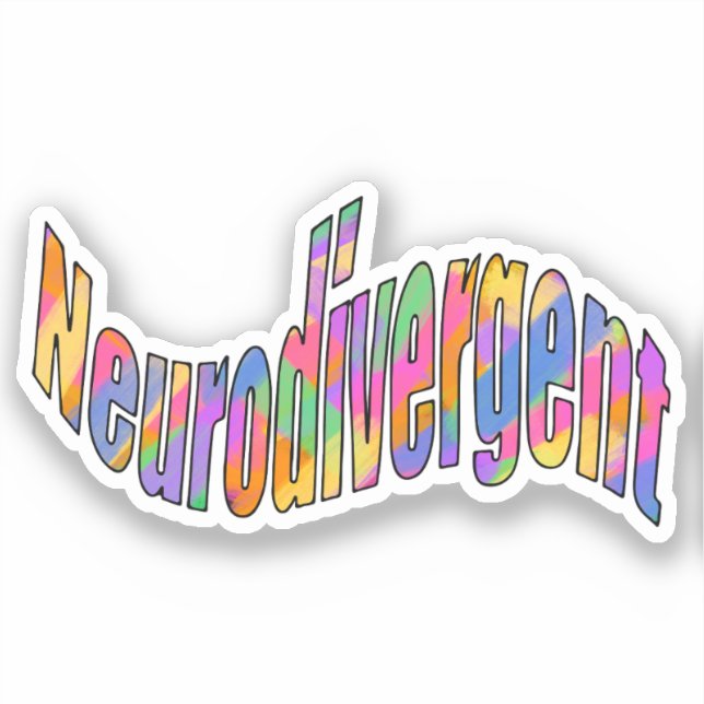 Neurodivergent typography Neurodiversity Awareness (Front)
