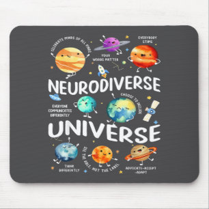 Neurodiverse Universe Iep Special Ed Paraprofessio Mouse Pad