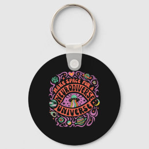 Neurodiverse Universe Neurodiversity Adhd Autism A Key Ring