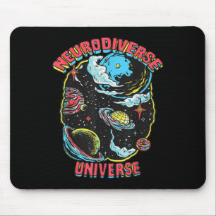 Neurodiverse Universe Neurodiversity Embrace Adhd Mouse Pad
