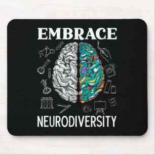 Neurodiversity Adhd Awareness Mental Health  Mouse Pad