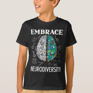 Neurodiversity Adhd Awareness Mental Health T-Shirt
