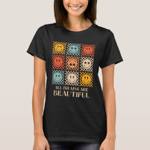 Neurodiversity All Brains Are Beautiful Autism Awa T-Shirt