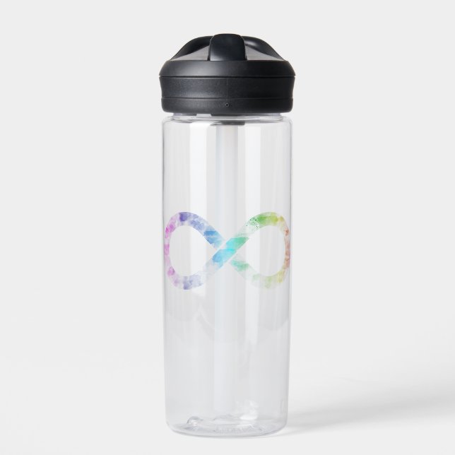 Neurodiversity (autism, adhd, etc) water bottle (Front)