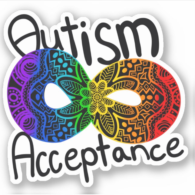 Neurodiversity Autism Awareness Acceptance Rainbow (Front)