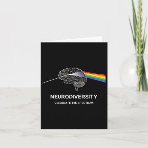 Neurodiversity Autism Spectrum Asd Adhd Rainbow Br Card