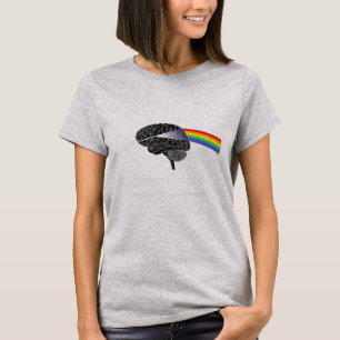 Neurodiversity Autism Spectrum ASD ADHD Rainbow Br T-Shirt