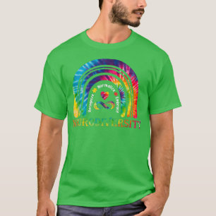 Neurodiversity Autism Spectrum ASD ADHD Rainbow  T-Shirt