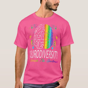 Neurodiversity - Autism Spectrum ASD ADHD Rainbow T-Shirt