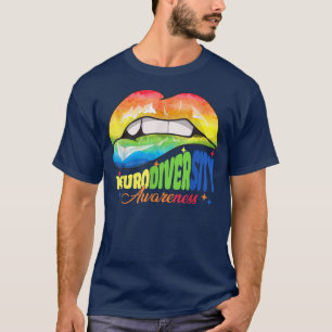 Neurodiversity Awareness ADHD Autism ASD Spectrum T-Shirt