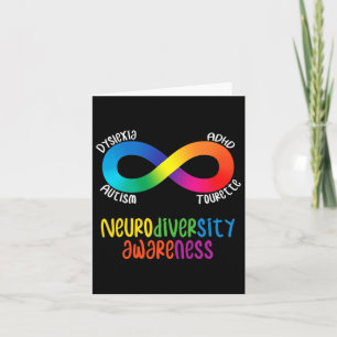 Neurodiversity Awareness Adhd Autism Dyslexia Tour Card