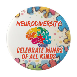 Neurodiversity awarenss Pin Badge