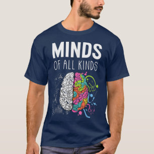 Neurodiversity Brain ADHD Autism Awareness T-Shirt