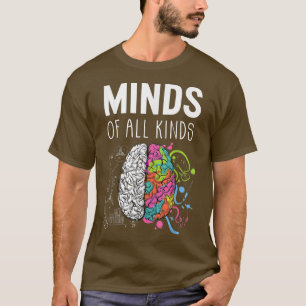 Neurodiversity Brain  ADHD Autism Awareness  T-Shirt