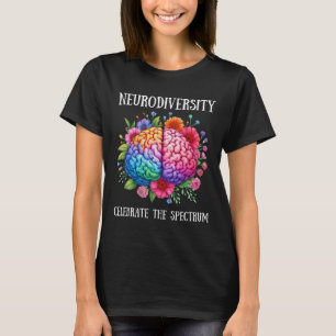 Neurodiversity Brain Adhd Awareness Asd Autism  T-Shirt