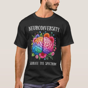 Neurodiversity Brain Adhd Awareness Asd Autism T-Shirt