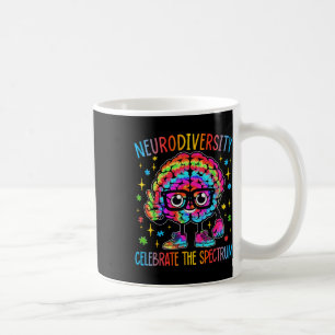 Neurodiversity Brain Autism Awareness Asd Adhd Coffee Mug