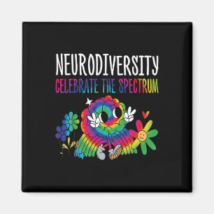 Neurodiversity Brain Autism Awareness Asd Adhd Men Magnet
