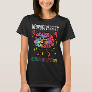 Neurodiversity Brain Autism Awareness Asd Adhd Men T-Shirt