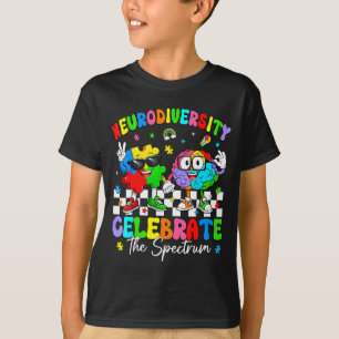 Neurodiversity brain autism awareness asd adhd men T-Shirt