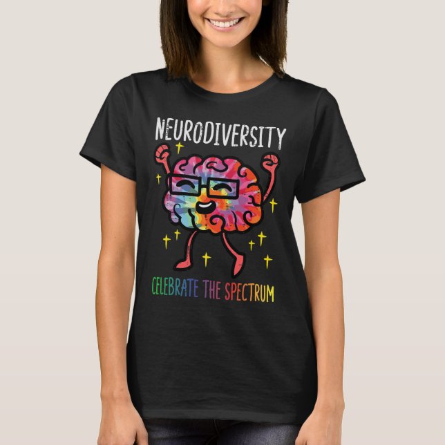 Neurodiversity Brain Autism Awareness Asd Adhd Men T-Shirt (Front)