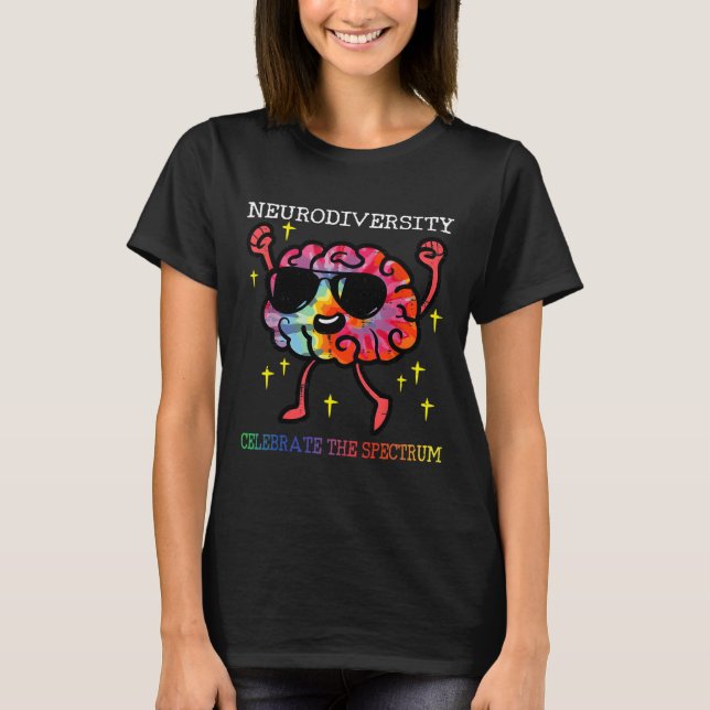 Neurodiversity Brain Autism Awareness Asd Adhd Men T-Shirt (Front)