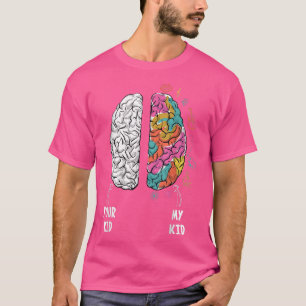 Neurodiversity Brain for Dyslexia ADHD Autism ASD T-Shirt