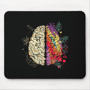 Neurodiversity Brain Mental Health Autism Awarenes Mouse Pad