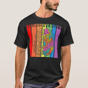 Neurodiversity Brain Neurodiverse T-Shirt