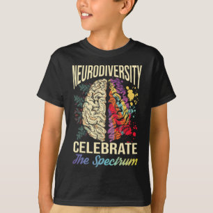 Neurodiversity Celebrate The Spectrum Autism Asd A T-Shirt