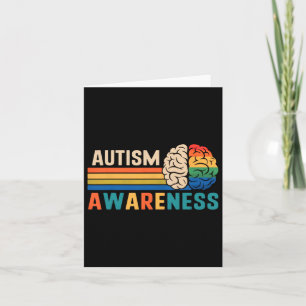 Neurodiversity Celebrate The Spectrum Brain Autism Card