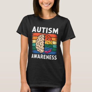 Neurodiversity Celebrate The Spectrum Brain Autism T-Shirt