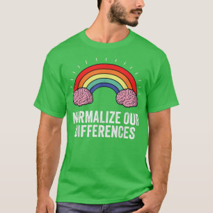 Neurodiversity Different Brain ADHD Autism Awarene T-Shirt