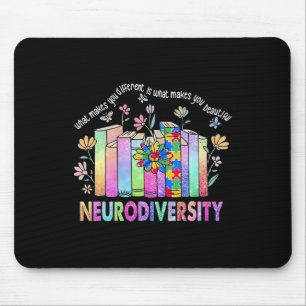Neurodiversity Different Is Beautiful Autism Aware Mouse Pad