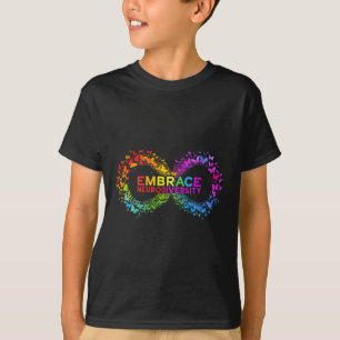 Neurodiversity Embrace Adhd Autism Asd Butterfly I T-Shirt