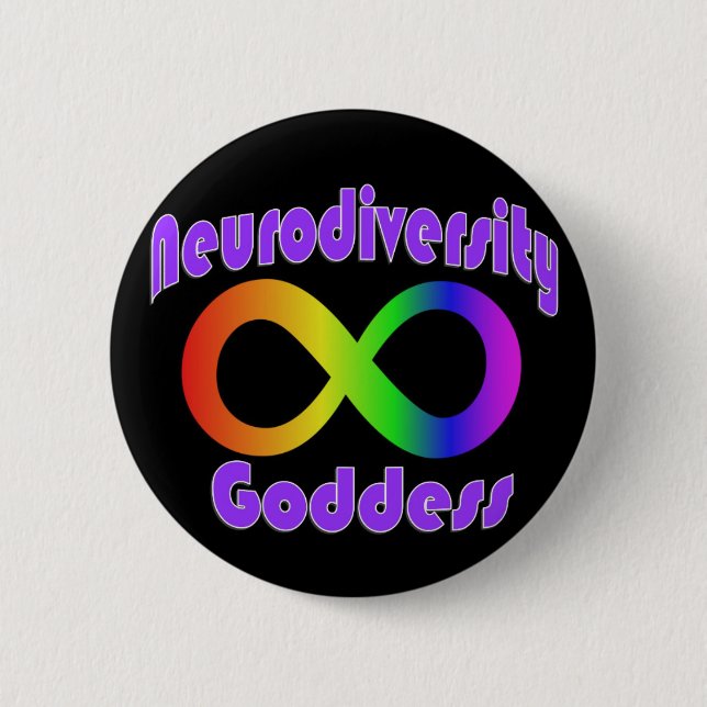 Neurodiversity Goddess badge (Front)