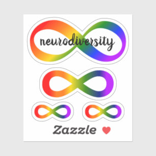 Neurodiversity Infinities Custom-Cut Vinyl Sticker