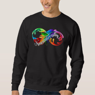 Neurodiversity Is Beautiful Infinity Autism Awaren Sweatshirt