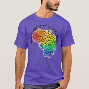 Neurodiversity is Beautiful Neurodiversity Awarene T-Shirt