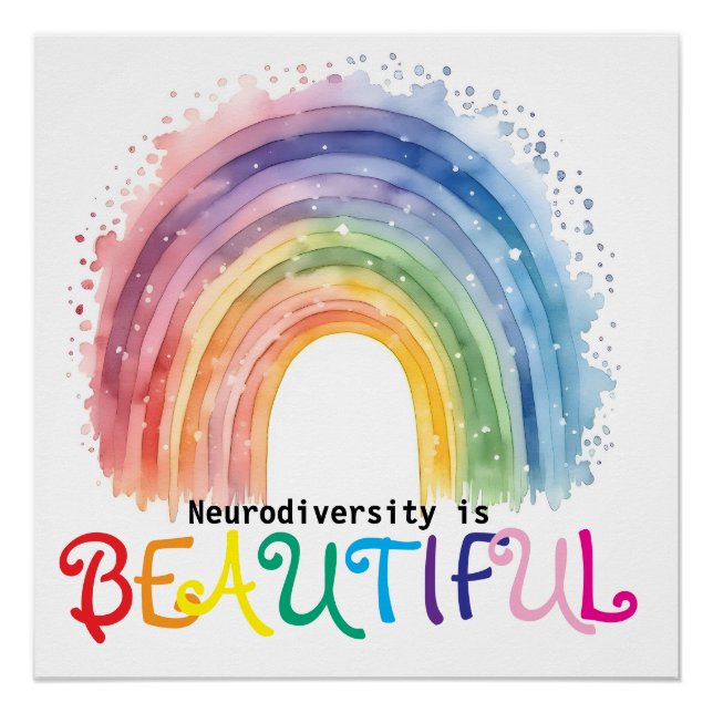 Neurodiversity is Beautiful,  Poster (Front)